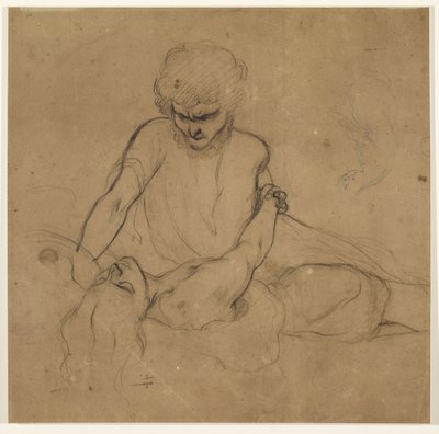 パリジーナの眠り - アゾ王子とパリジーナの研究 作： Ford Madox Brown