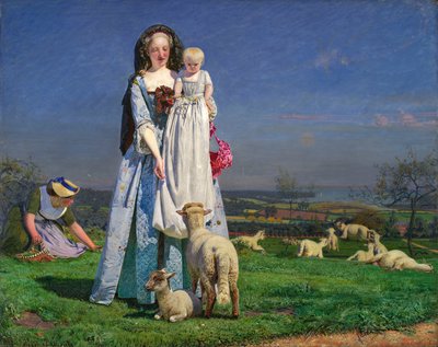 プリティ・バア・ラムズ 作： Ford Madox Brown