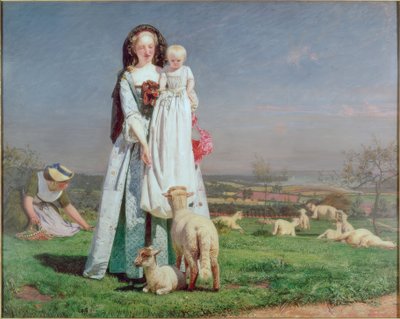 可愛い子羊 作： Ford Madox Brown