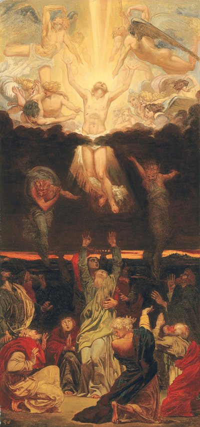 アセンション（キャンバスに油彩） 作： Ford Madox Brown