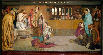 エドウィンの洗礼 作： Ford Madox Brown