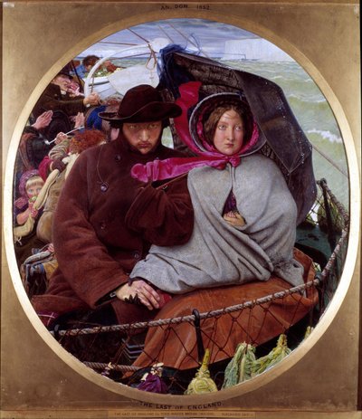 イングランドへの最後のまなざし 作： Ford Madox Brown
