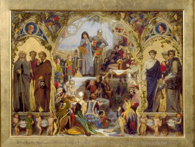 英詩の種と実、1845-1853 作： Ford Madox Brown
