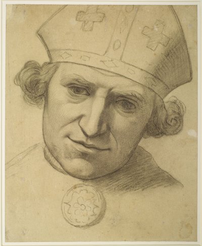 正義の精神 - ビショップの長のための研究 作： Ford Madox Brown