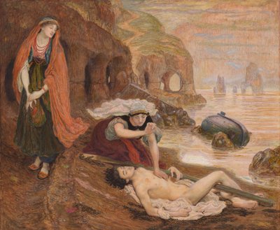 ハイデによるドン・ファンの発見 作： Ford Madox Brown