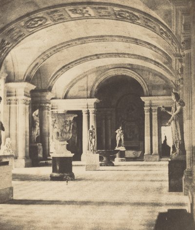 Caryatides のサロン、ルーヴル美術館、c。 1851年。 作： Fortuné Joseph Petiot Groffier