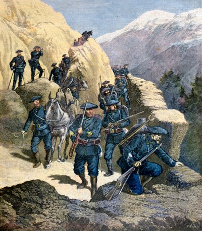 アルパインシャサーズ、1891年 作： Fortuné Méaulle