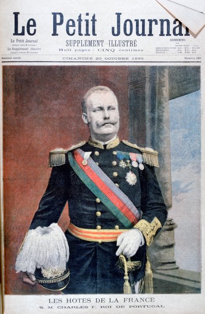 チャールズ1世、ポルトガル国王、1895年 作： Fortuné Méaulle