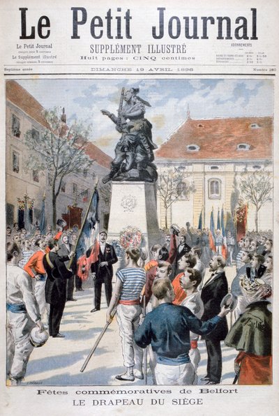 ベルフォール包囲戦、1896年の記念 作： Fortuné Méaulle