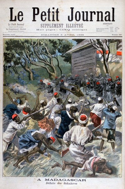 1898年、マダガスカル、サカラバの敗北 作： Fortuné Méaulle