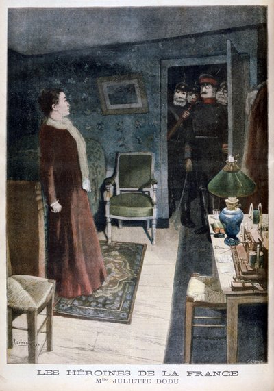 ジュリエットドドゥ、フランスのヘロイン、1896年。 作： Fortuné Méaulle