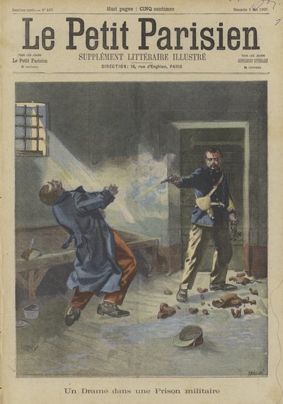 軍事刑務所での発砲 作： Fortune Louis Meaulle