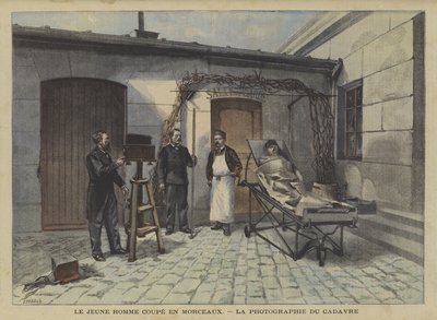 切り刻まれた若い男 作： Fortune Louis Meaulle
