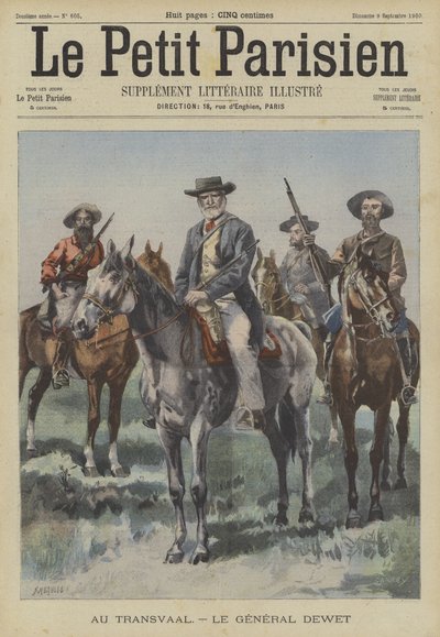 農民将軍Christiaan de Wet 作： Fortune Louis Meaulle