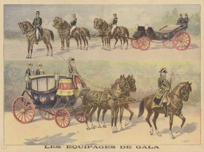ロシアの皇帝と皇帝がフランスを訪問する際に使用した馬車 作： Fortune Louis Meaulle