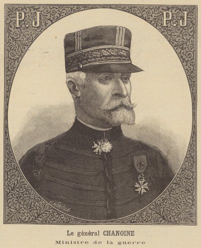 シャノワーヌ将軍、フランス戦争大臣 作： Fortune Louis Meaulle