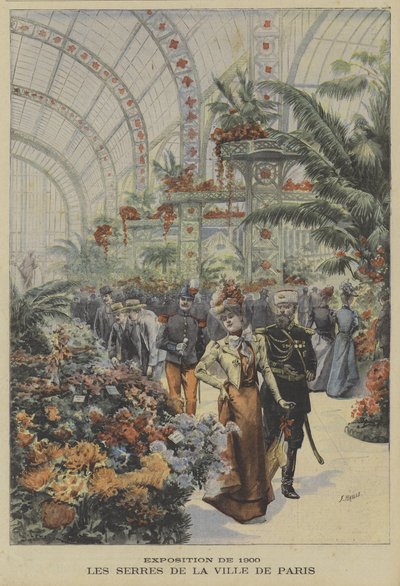 パリ市の温室、万博博覧会、1900 作： Fortune Louis Meaulle