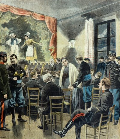 Le theatre aux armeses（アルペンハンターによるパフォーマンス 作： Fortune Louis Meaulle