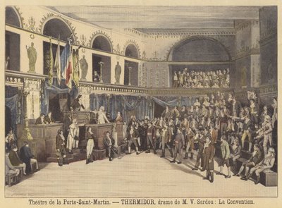Theatre de la Porte-Saint-Martinでテルミドールの製作 作： Fortune Louis Meaulle