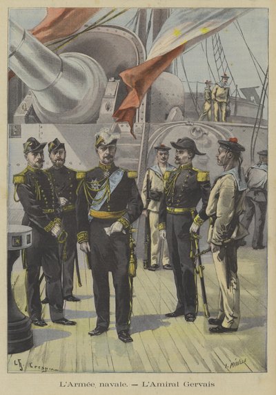 レイモンドエミールジェルヴェ、フランス海軍大将 作： Fortune Louis Meaulle