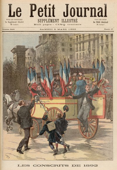 1892年の徴集集、「ルプチジャーナル」、1892年3月5日 作： Fortune Louis Meaulle and Henri Meyer