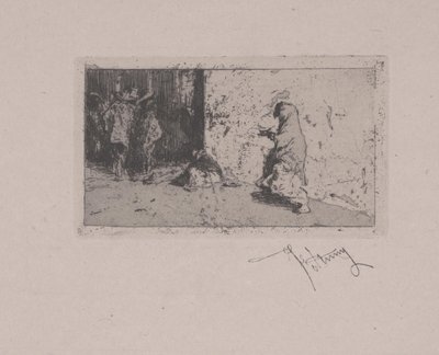セビリアの通り 作： Fortuny y Carbó