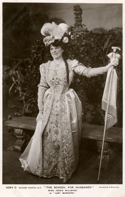 ジェシーミルワード、イギリスの女優、c1906。 作： Foulsham and Banfield