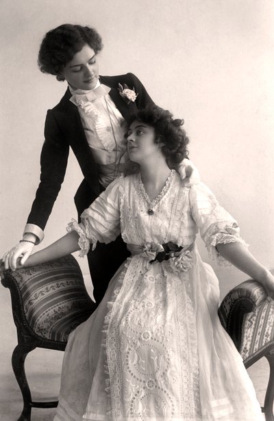 リリーエルシー1886-1962、エイドリアンアウガルデ1882-1913、イギリスの女優、1907年。 作： Foulsham and Banfield
