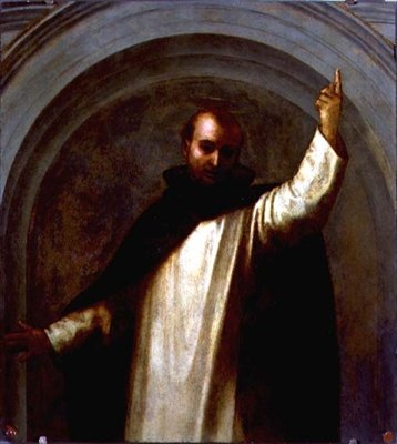 聖ヴィンチェンツォ・フェラーリの肖像（油彩・パネル） 作： Fra Bartolomeo