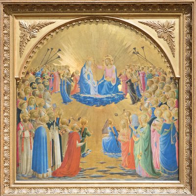 天使と聖人による聖母の栄光 作： Fra (c.1387 1455) Angelico