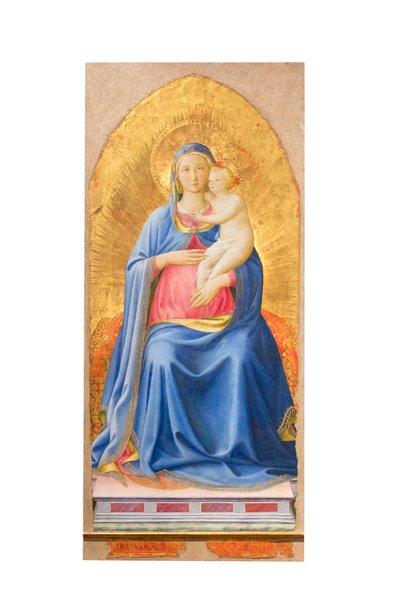 マドンナとチャイルド即位 作： Fra (c.1387 1455) Angelico