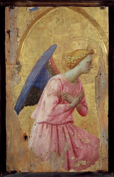礼拝の天使 フラ・ジョヴァンニ（グイド・ディ・ピエトロ）、フラ・アンジェリコ（1387-1455）の絵画 作： Fra  Angelico