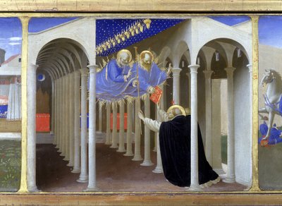 セント・ドミニカのセント・ピーターとセント・ポールの外観 作： Fra  Angelico