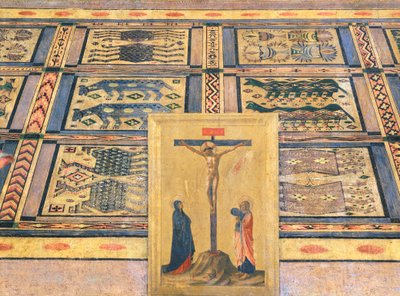 サン・マルコ祭壇画の詳細「磔刑」1440年頃（木にテンペラ 作： Fra  Angelico