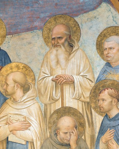 聖人との磔刑 作： Fra (c.1387 1455) Angelico