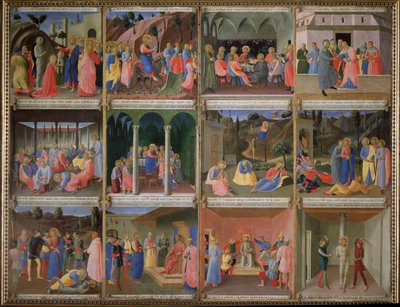 キリストの生涯 - 木にテンペラ 作： Fra  Angelico
