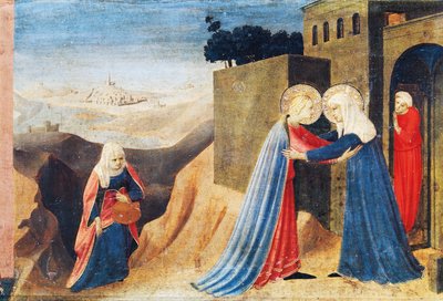メアリーのエリザベスへの訪問（1430年頃 作： Fra  Angelico
