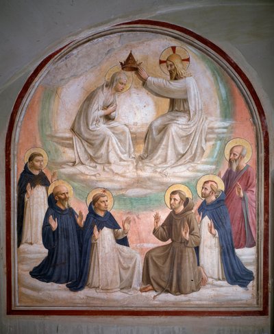 聖母の戴冠」（フレスコ画 作： Fra  Angelico