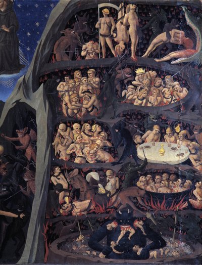 The Last Judgment:地獄 作： Fra  Angelico