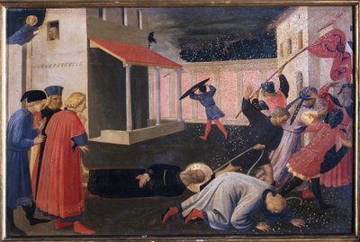 聖マルコの殉教。リナイオリの幕屋（木の上の絵 作： Fra  Angelico