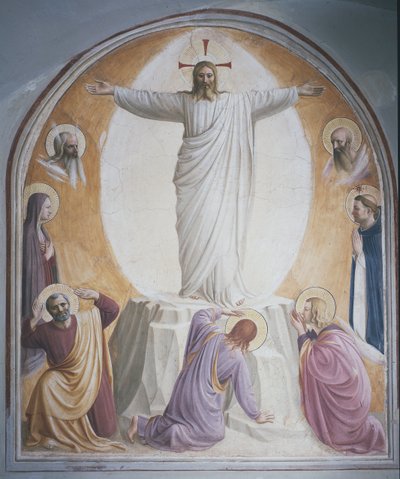 変身の様子 作： Fra  Angelico