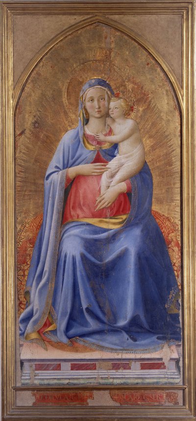 処女と子 - 1430 作： Fra  Angelico