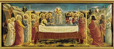 聖母の葬儀》1434-35年頃（テンペラ、パネル） 作： Fra (c.1400-55) Angelico
