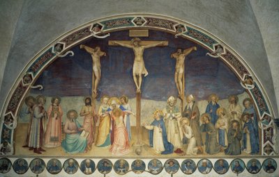 キリストのはりつけ、1442年 作： Fra Angelico
