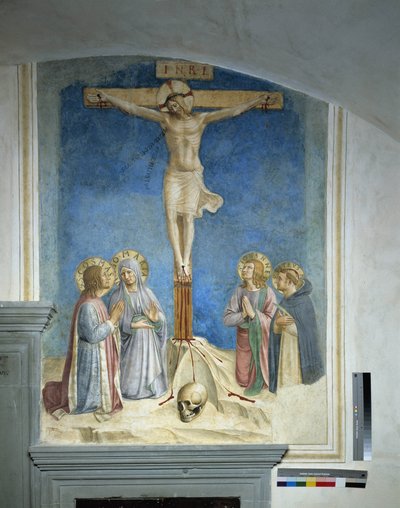 聖母マリアと聖コスメとのはりつけ 作： Fra Angelico