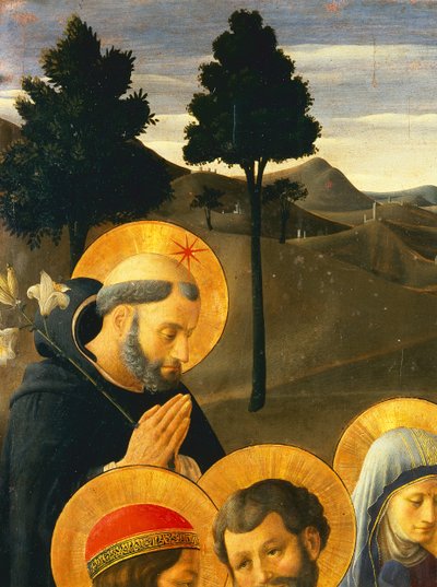 はりつけからの聖ドミニクの詳細 作： Fra Angelico