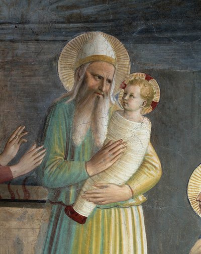 神殿でのキリストの紹介 作： Fra Angelico