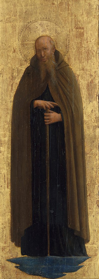 聖アンソニー修道院長、144041。 作： Fra Angelico