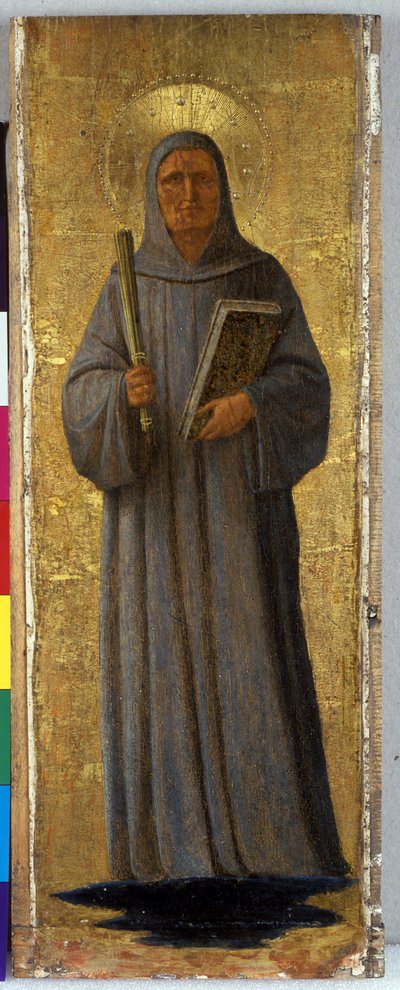 クレールヴォーのセントバーナード、1435-40年頃（ポプラの木のテンペラ） 作： Fra Angelico