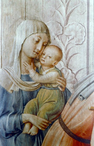 15世紀半ばの貧しい細部に施しを与える聖ローレンス 作： Fra Angelico